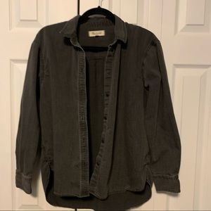 Madewell vintage feel long sleeve button down